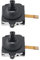 Be In Your Mind 2 Stück Analog-Thumbstick-Joystick-Ersatzteile Controller-Thumbstick-Teile Thumbstick-Reparaturwerkzeug Kompatibel mit Oculus Meta Quest 2