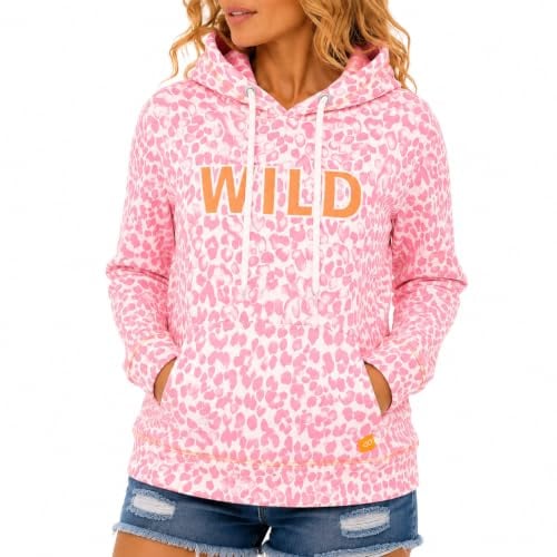 Zwillingsherz Damen Pullover Hoodie Sweatshirt Pulli Hoody mit Kapuze Damenbekleidung Herbst Übergangspullover Moin Hoodie Kapuzenpullover Wintermode Frauen