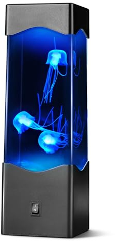 Faithorse Quallen Lamp, Lavalampe Quallenlampe Jellyfish Lamp Aquarium Lampe Quallen Aquarium Stimmungslampe Dekoration, Weihnachtsgeschenke für Männer Kinder Erwachsene