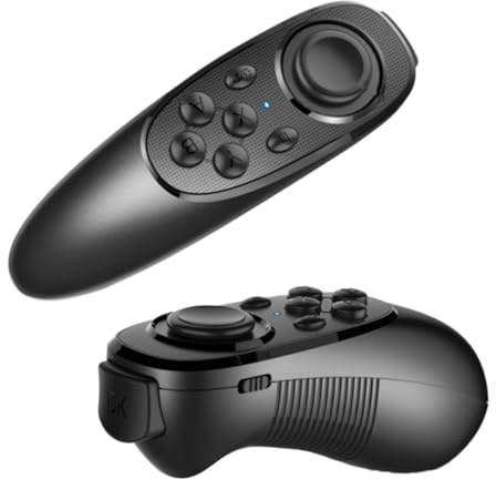 3D-Brillen Controller Fernbedienung aus Kunststoff für Geräte Schwarz | Joystick Navigation, Ppt Seitenwechsel, Ergonomische Steuerung, für Mobile Spiele und Musikwiedergabe