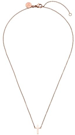 Purelei Little Cross Kette – wasserfest & verstellbar | Filigrane Edelstahlkette mit kleinem Kreuzanhänger | 14K/18K Vergoldung | Zeitloses Symbol für Glauben & Stärke