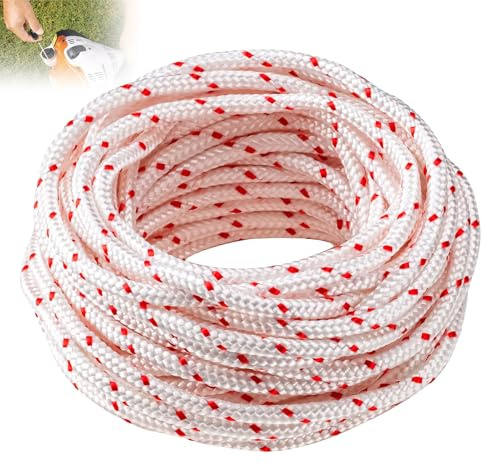 10 Mètres Corde Lanceur Tondeuse 3.5mm, Corde Lanceur Motoculteur Tronconneuse Pour Stihl Husqvarna Craftsman, Corde De Recul Corde Lanceur Tondeuse