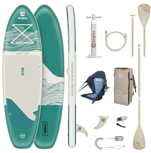 Airgliss 11.0 aufblasbares Paddle-Kajak-Paket