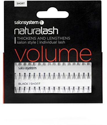 SALON SYSTEM INDIVIDUAL LASHES FLARE BLACK SHORT