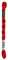 Anchor Perlgarn Stärke 5 4585000-00013 lachsrot Stickgarn, 100 % Baumwolle, 5g Strängchen