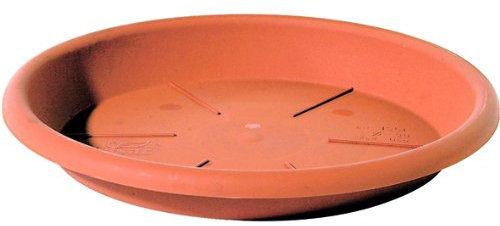 Telcom ISCI 32 T Eolo Soucoupe à Pot de Fleurs en Plastique Imitation Terre Cuite Ø 32 cm