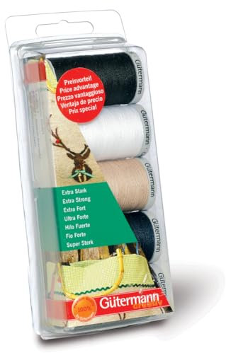 Gütermann GUT_731307 Faden Satz, Polyester, Mehrfarbig, 100m, 500