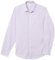 Amazon Essentials Men's Regular-Fit Long-Sleeve Casual Poplin Shirt, Lavender White Double Stripe, XL