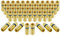 POPPSTAR 50x SAT F-Quick Mount Stecker, F-Kompressionsstecker für Koaxial-Kabel, Antennenkabel, Satellitenkabel bis 7,5mm,Witterungsbeständig, vergoldet