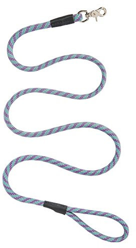 Terrain D.O.G. Seil-Leine, 1,2 m lang x 1,2 cm breit, Grau/Violett/Blaugrün
