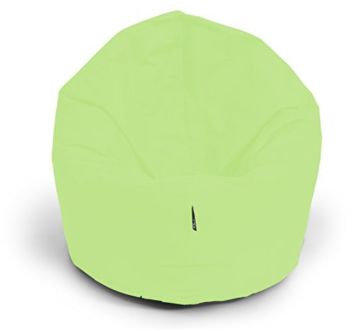 BuBiBag Sitzsack 2 in 1 Funktion Sitzkissen mit EPS Styroporfüllung 32 Farben Bodenkissen Kissen Sessel Sofa (100cm, Lime)