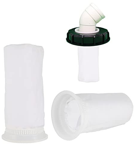 Filter IBC Nylonfilter, IBC Ersatzfilter Nylon Filter, 2 Stücke IBC-Nylonfilter IBC Deckelfilter Nylon Tonnenfass IBC Filter für IBC Regenwassertank 10.5 * 20.5CM