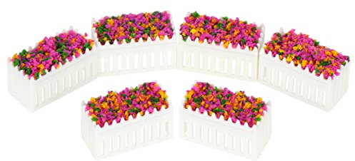 TOYANDONA Flower Decor DIY 6Pcs Miniature Plants for Dolls House Garden