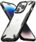 Ringke Fusion-X Case Compatible with iPhone 14 Pro Max 6.7-Inch, Clear Hard Back Heavy Duty Shockproof Advanced Protective TPU Bumper Phone Cover - Black