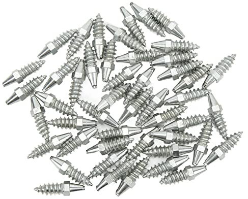 50 Uds, Clavos para Neumáticos de Nieve, Clavos para Neumáticos de Ruedas, Resistentes Al Deslizamiento, Agarre Fuerte, Clavos para Neumáticos de Nieve para Cargadora, Tractor de