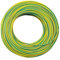 CAVO CORDINA UNIPOLARE CPR FS17 6 mmq mm2 mm FILO ELETTRICO EX N07VK CAVI ELETTRICI EX N07VK IMPIANTI CASA AZIENDE EDILI MATASSA (20 metri, Giallo/Verde)
