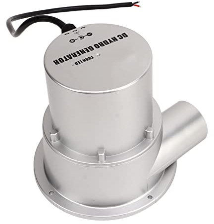 Generatore Idroelettrico Ad Acqua, Generatore Idroelettrico a Turbina Ad Acqua con Motore Brushless a Magneti Permanenti Mini Installazione Facile per il Giardino (SJ18A)