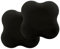 2 rodilleras de yoga antideslizantes, rodilleras de yoga, rodilleras antideslizantes para yoga y codos, rodilleras de yoga antideslizantes para ejercicios de pilates y fitness (negro)