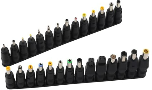 SOONHUA DC Power Plug Adapter,28pcs DC Tip Set Power Socket Universal DC Connector Compatible for HP Dell Toshiba Lenovo Thinkpad Asus Acer Laptop Charger Power Supply Plug