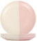Nicola Spring Stoneware Dinner Plates - 26.5cm - Dusty Pink - Pack of 4 - Ceramic Two Tone Dining Plates Tableware Dishwasher & Microwave Safe Crockery for Starters, Sides, Mains & Desserts