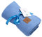 Little Dedi Weiche Strick Babydecke mit Sternchen, Geschenk zur Geburt für Jungen, 80x100 cm. Blau, OEKOTEX 100 Zertifiziert, Kuscheldecke, Ideal für Babyschale