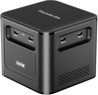 ThunderGo 380W Charging Station, 8-Ports GaN Charger PD 3.1 Dual 140W Output Support, Fast Charging Station for MacBook Pro/Air, iPhone, iPad Pro, Dell XPS, Galaxy, Pixel, Apple Watch, and More