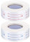 2 Rolls 1000 Pieces Removable Food Stickers,1 x 2 Inch Food Freezer Lables Reminder Food Storage Labels Prep Canning Labels for Jars,Pantry and Meal Containers (Red,Blue)