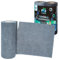 Tearova Reusable Microfibre Cloth Roll Pack of 2 rolls 60 Pieces Total - Sustainable, Washable, Lint free, Absorbent Kitchen Roll - Ideal Cleaning for Home and Car 25cm x 25cm ~(Grey and Black)