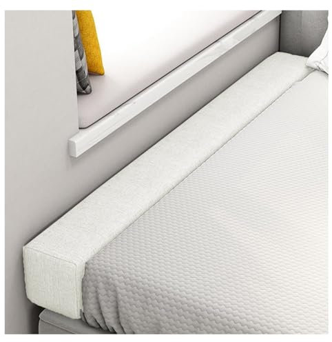 ELYSYSRL Riempitivo per Materassi, Letto Gap Filler Cuscino, Cuscino per Testata, Connettore per letto Doppio/Materasso, per Riempire lo Spazio tra la Testiera e il Materasso(Beige,160x10x15cm)