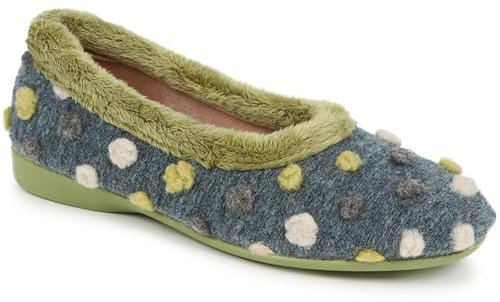 Pavers Full Slippers - Green Multi Size 7