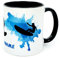 Surf Tasse mit Namen personalisiert Surfer Surferin Becher Geschenk zum Geburtstag Surfen Zubehör Damen Herren Frau Mann Kinder Erwachsene Equipment Wassersport Surfing Deko Gadget Keramik 330 ml