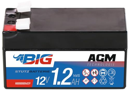 BIG Stützbatterie AGM 12V 1.2Ah