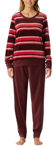 Schiesser Damen Langer Schlafanzug Pyjama Lang - 183060