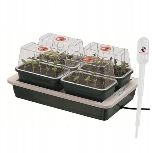DAMPF MIT STIL - Garland elektrisches Gewächshaus mit Heizung - 4 Tabletts Garland FAB4 37 x 22 x h18,5 cm