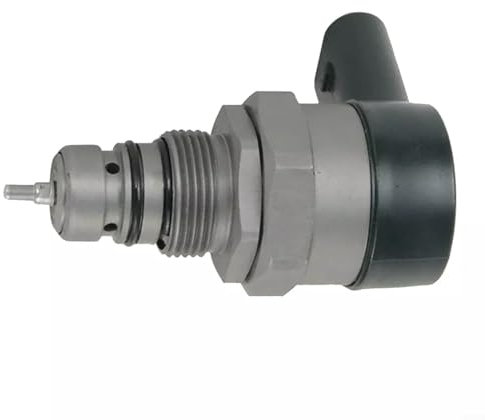 FUANA for Mercedes-Benz OEM Fuel Pump Pressure Regulator Valve 0281002494 A6110780449 Black Plastic for A C E M R S Class Diesel Models Diesel Engine Fuel Pump Pressure Regulator