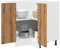 Myheimly Küchenschrank Artisan-Eiche 75,5x75,5x81,5 cm Holzwerkstoff Küchenschrank Küchenzeile Küchenmöbel Unterschrank Küchenunterschrank Schrank