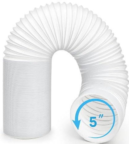 Abluftschlauch Klimagerät,Ø150mm Durchmesser 1.5M Länge Flexibel abluftschlauch klimagerät fenster, AC-Abluftschlauch,Klimaanlage Schlauch Verlängerung Kompatibel mit LG, Delonghi