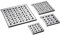 MTKSFDC Griglie di drenaggio 10/12/15/30cm Scarico a Pavimento Bagno in Acciaio Inossidabile 304 Quadrato Anti-Odore Scarico for Doccia Raccoglitore for Capelli Filtro for rifiuti(12x12cm)
