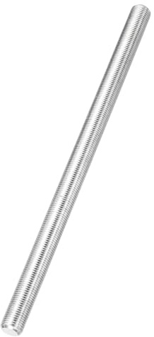 sourcing map Asta completamente filettata, M10 x 1 mm passo 304 in acciaio inox 304 con filettatura fine, 150 mm / 6  lunghe viti di fissaggio per ancoraggi, bulloni, ganci, morsetti a U