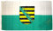 trends4cents SACHSEN MIT WAPPEN Fahne, 250 x 150 cm