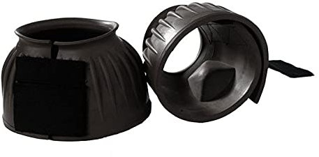 HORZE Hufglocken, robust, Schwarz, Größe S (US)