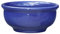Hentschke Keramik Pflanztopf/Pflanzkübel frostsicher Ø 45 x 22 cm, Effekt blau, 011.045.64 Blumenkübel für Draußen + Innen - Made in Germany
