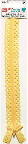 Prym Love Reißverschluss hellgelb (20 cm, nicht teilbar)