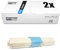Eurotone 2X Toner kompatibel für Oki MC 351 352 361 362 561 562 kompatibel für Oki Cyan 43865806, Druckerpatronen