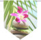 gardinen-for-life Scheibenhänger Orchidee Voile Transparent, Edler Scheibenhänger aus Feiner Voile in Verschiedenen Größen (HxB 75x60cm)