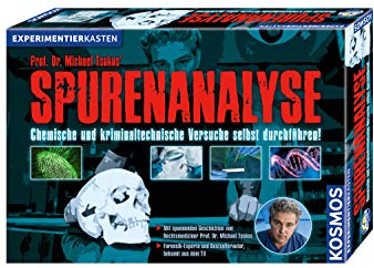 KOSMOS 642129 - Prof. Dr. Michael Tsokos Spurenanalyse, Chemische und kriminaltechnische Versuche selbst durchführen, Experimentierkasten
