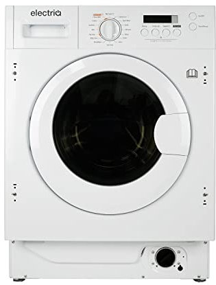 electriQ 8kg Wash 6kg Dry 1400rpm Integrated Washer Dryer - White