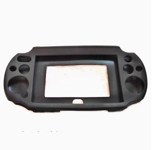 Anti-Slip TPU Protective Silicone Rubber Case Skin Cover Shell for PS Vita 2000 PSV 2000 Console - Black