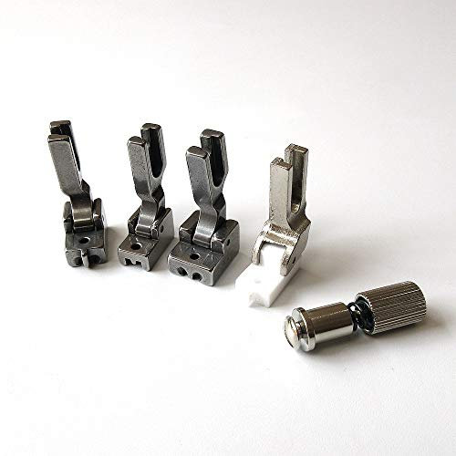 4 Piede Invisibile Cerniera S518 Stretto largo per Juki Ddl-5550 227 Singer 191D 195K +