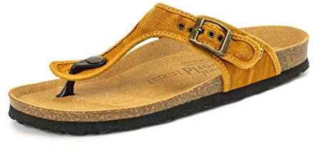 Natural World Eco – Sandalias Veganas ESCLAVA Tintado 7002E – Tela – para Mujeres y Hombres a la Moda – Estilo Fashion